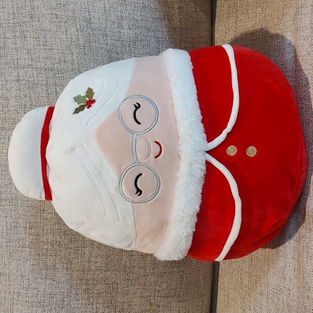 Squishmallow Mrs.Clause 16"  2022• Christmas decor•Pillow•Soft